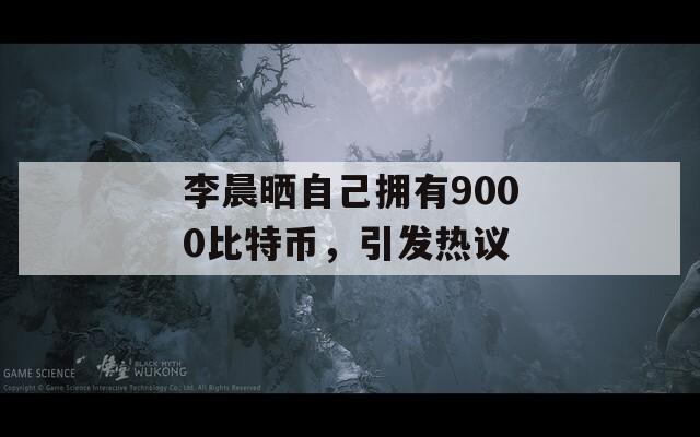 李晨晒自己拥有9000比特币，引发热议  第1张