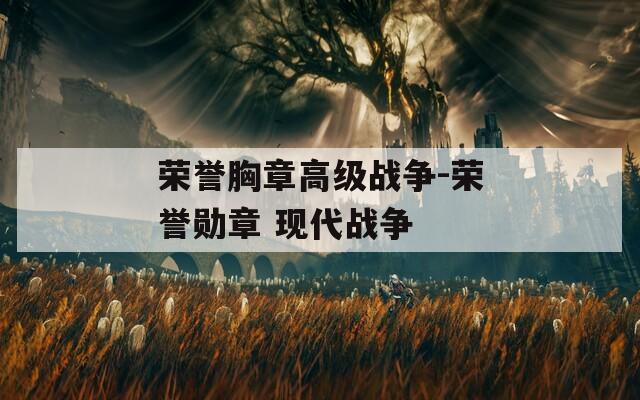 荣誉胸章高级战争-荣誉勋章 现代战争