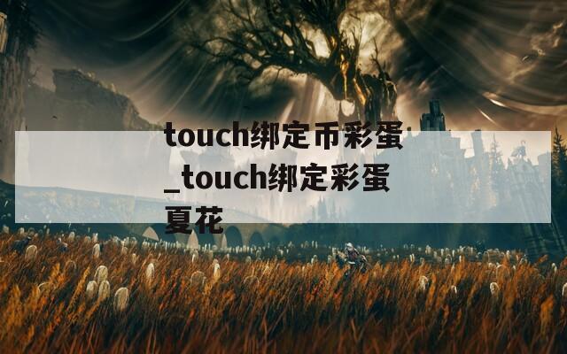 touch绑定币彩蛋_touch绑定彩蛋夏花