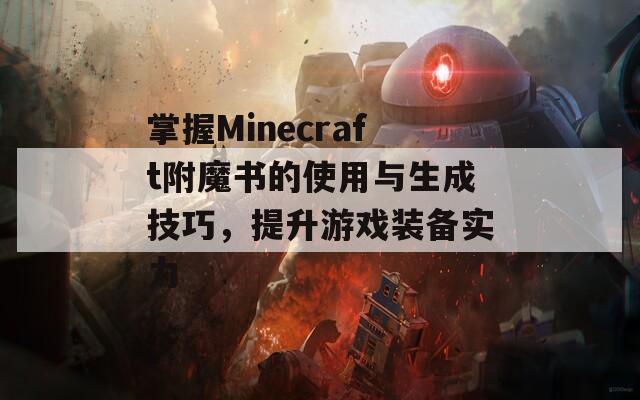 掌握Minecraft附魔书的使用与生成技巧，提升游戏装备实力  第1张