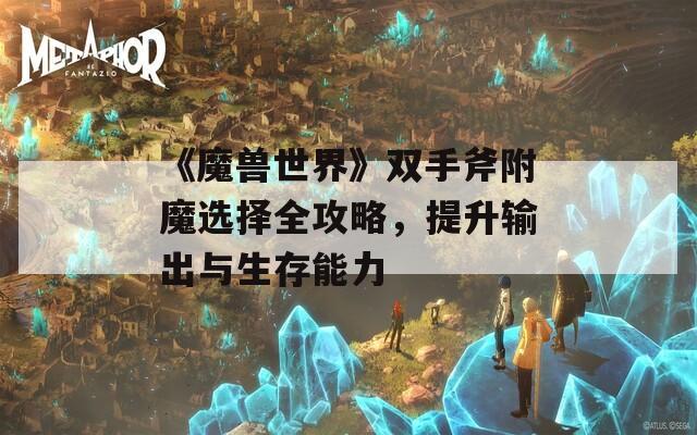 《魔兽世界》双手斧附魔选择全攻略，提升输出与生存能力