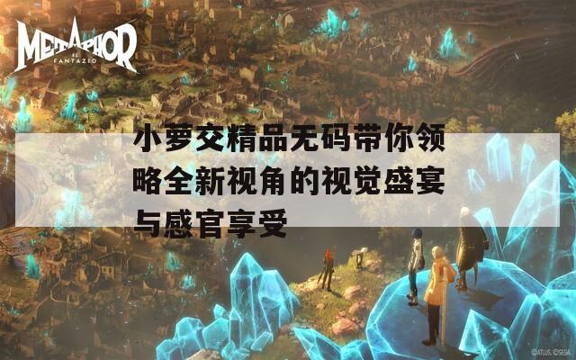 小萝交精品无码带你领略全新视角的视觉盛宴与感官享受