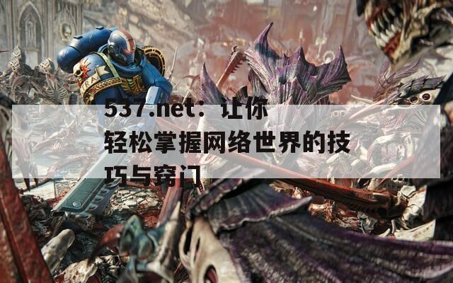 537.net：让你轻松掌握网络世界的技巧与窍门