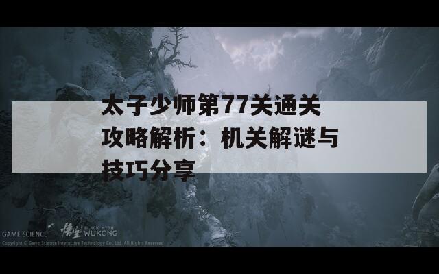 太子少师第77关通关攻略解析：机关解谜与技巧分享