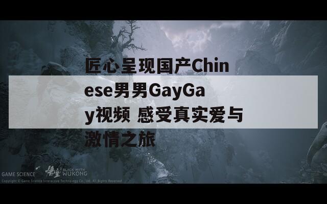 匠心呈现国产Chinese男男GayGay视频 感受真实爱与激情之旅