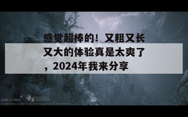 感觉超棒的！又粗又长又大的体验真是太爽了，2024年我来分享！  第1张