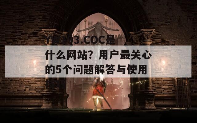 YW193.COC是什么网站？用户最关心的5个问题解答与使用技巧  第1张