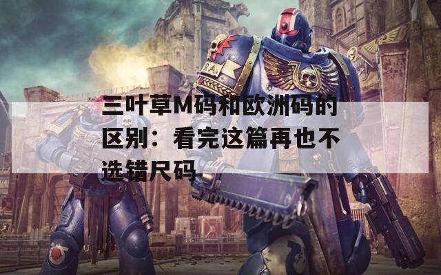 三叶草M码和欧洲码的区别：看完这篇再也不选错尺码