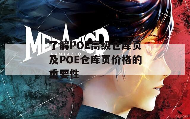 了解POE高级仓库页及POE仓库页价格的重要性